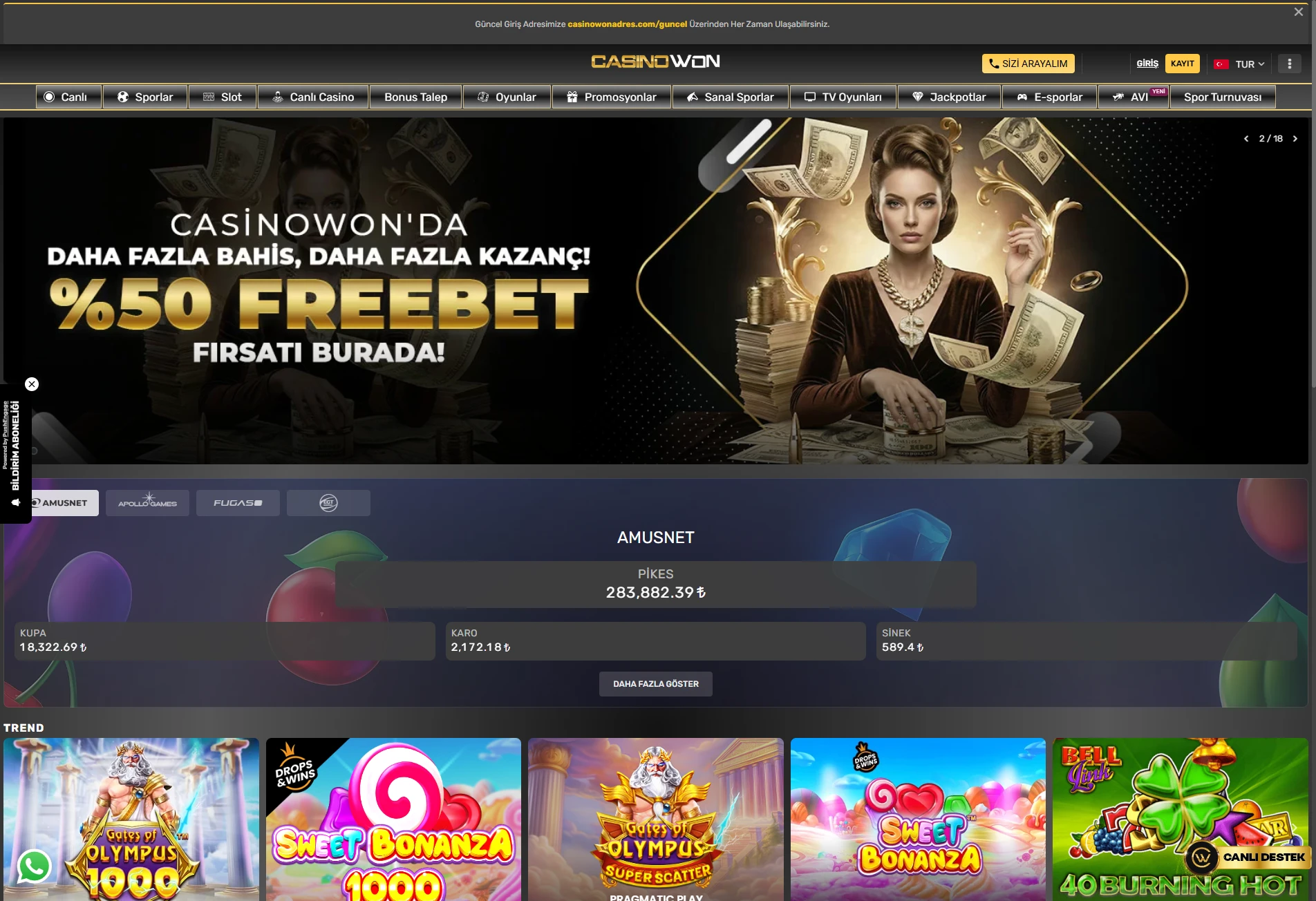 Casinowon