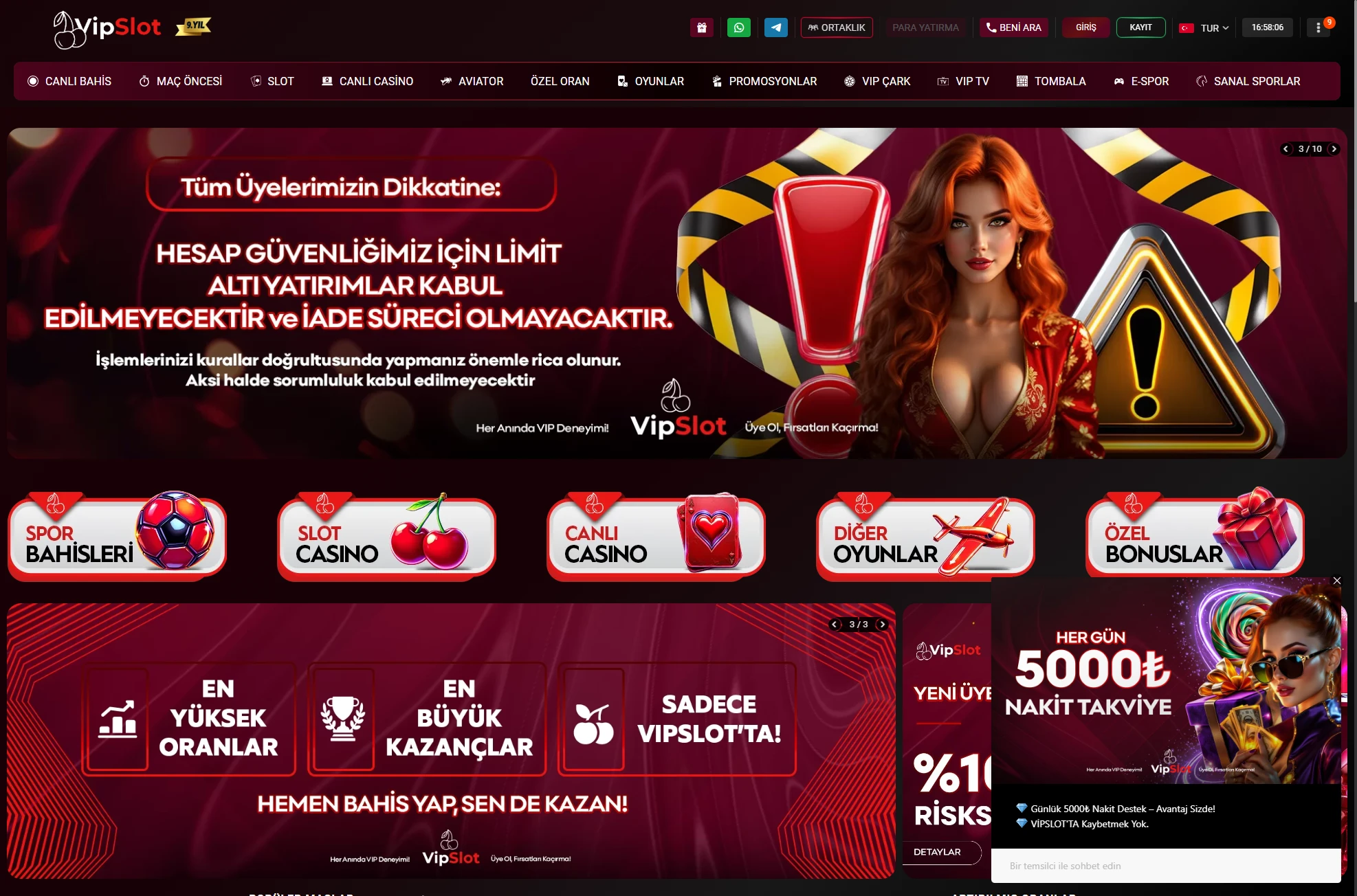 Vipslot